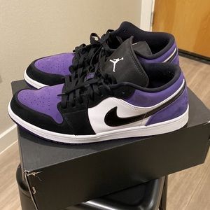 Jordan one court purple